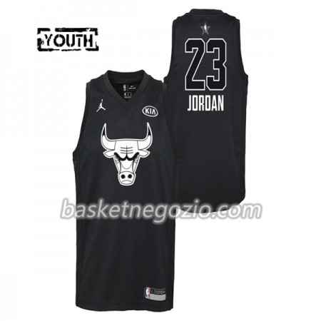 Canotte Bambino Chicago Bulls Michael Jordan  23 2018 All Star Jordan Brand Nero Swingman